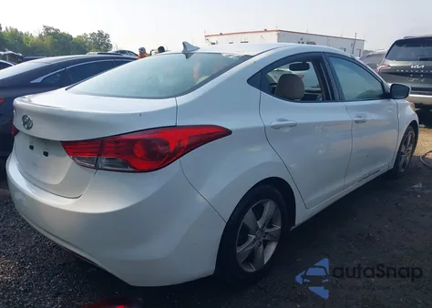 2012 Hyundai Elantra Gls из США, поврежденный, VIN 5NPDH4AE6CH103734